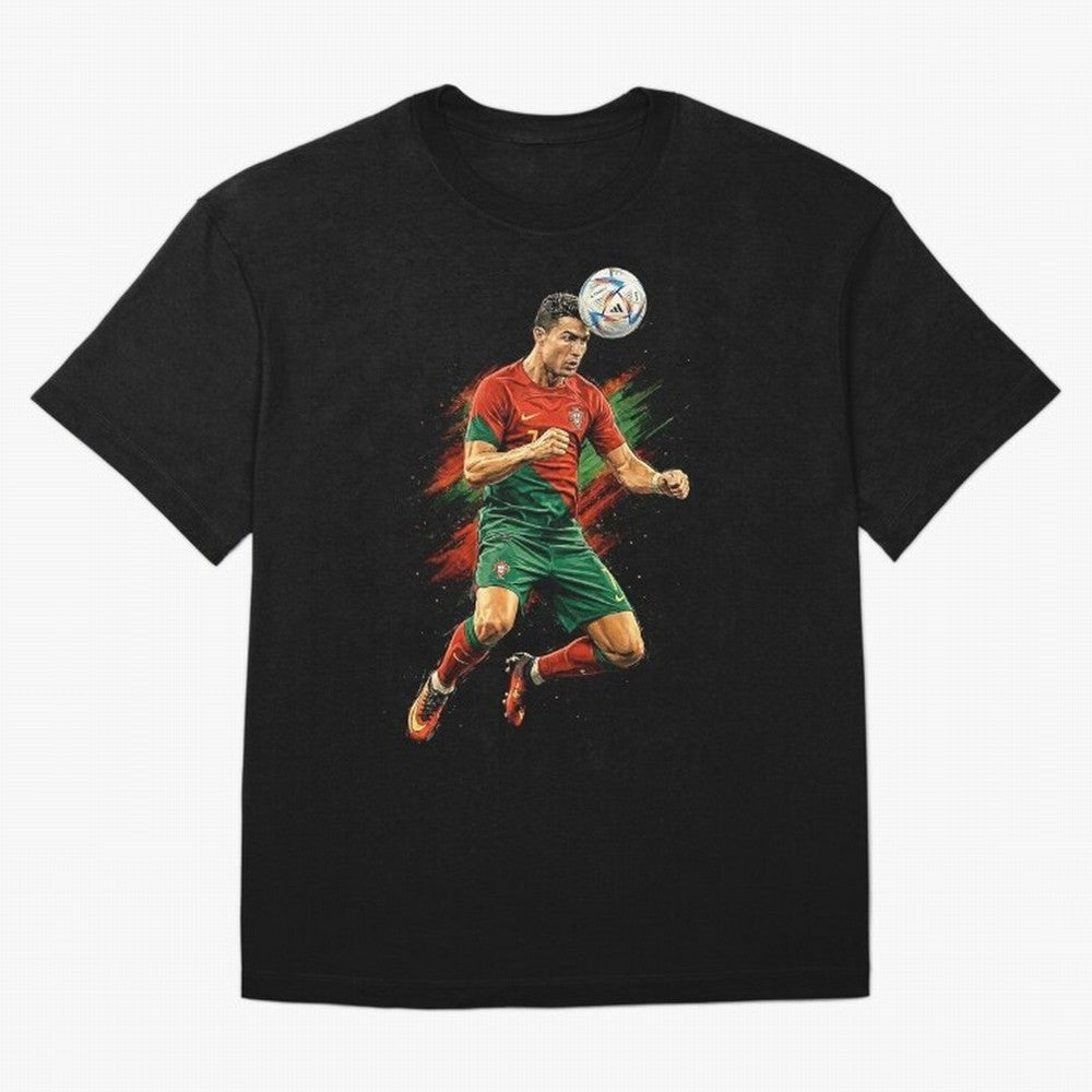 Cristiano Ronaldo Football Legend Oversized T-Shirt Feel the Heartbeat of Match Day Hype around FIFA World Cup 2026 USA Canada Mexico, Haaland, Argentina and Brazil, Tournament Hype, Historic Matchups, Family Viewing Parties and Global Sports