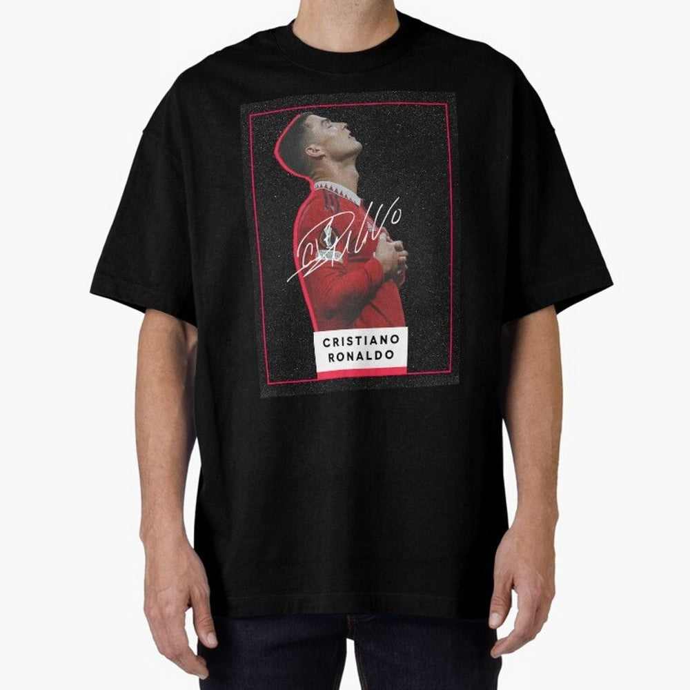 New Celebration Ronaldo Oversized T-Shirt Support Your Favorite Stars during Match Day Hype around FIFA World Cup 2026, CR7, France and Portugal, Worldwide Fan Energy, Dramatic Goals, Stadium Lights and Championship Celebrations; Great for Watch