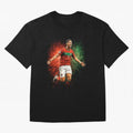 Cristiano Ronaldo Football Legend Oversized T-Shirt Bring World Football Passion into FIFA World Cup 2026 USA Canada Mexico for Fans of Haaland and England, Bringing Global Supporter Spirit, Legendary Goals, National Colors and Tournament