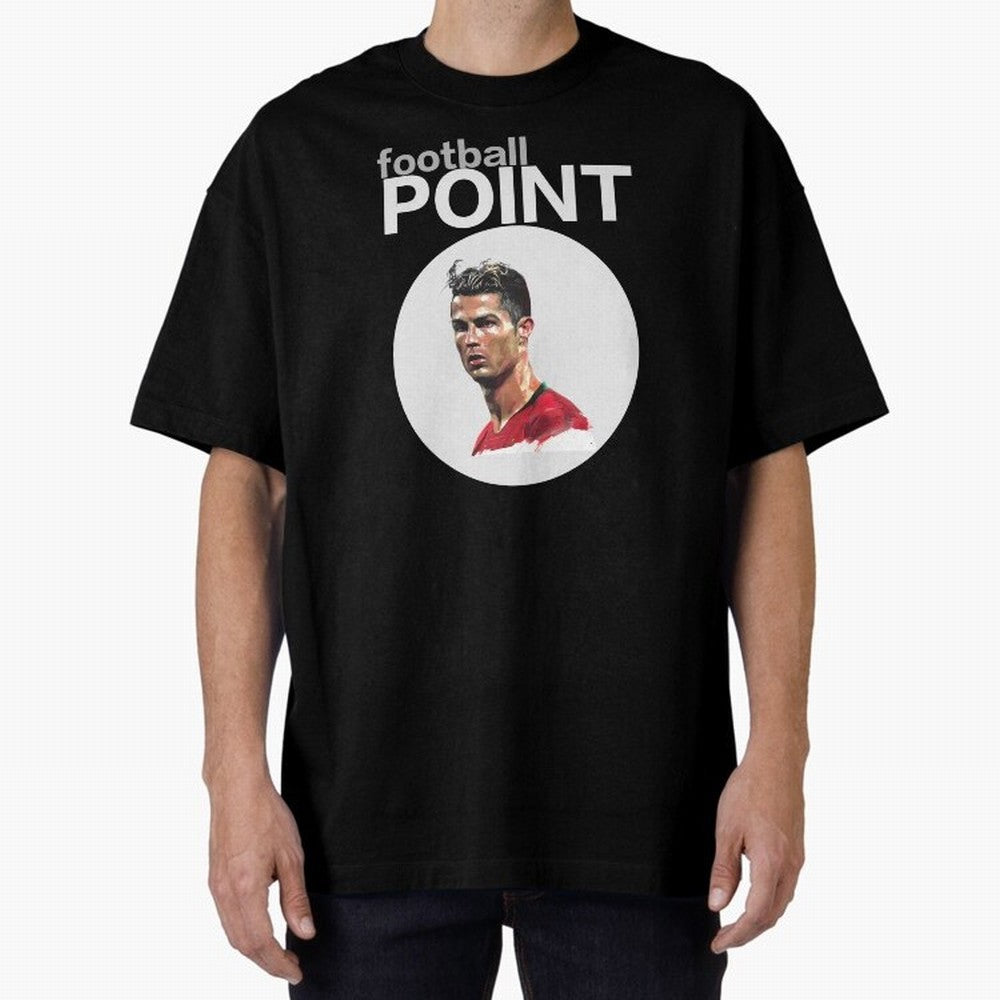 football POINT Oversized T-Shirt Join the Countdown to Match Day Hype around FIFA World Cup 2026 Group Stage, Messi, Neymar and Mbappe, Argentina, France and Brazil, Tournament Hype, Historic Matchups, Family Viewing Parties and Global Sports