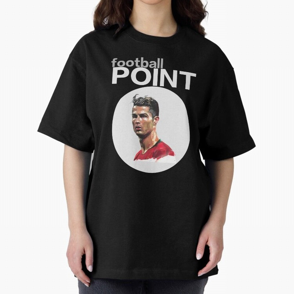 football POINT Oversized T-Shirt Join the Countdown to Match Day Hype around FIFA World Cup 2026 Group Stage, Messi, Neymar and Mbappe, Argentina, France and Brazil, Tournament Hype, Historic Matchups, Family Viewing Parties and Global Sports
