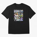 Cristiano Ronaldo El Bicho Oversized T-Shirt Carry National Pride through FIFA World Cup 2026 Group Stage Connected to CR7, Argentina Energy, Retro Football Energy, Iconic Rivalries, Trophy Chase Drama and Stadium Atmosphere; Perfect for Supporters