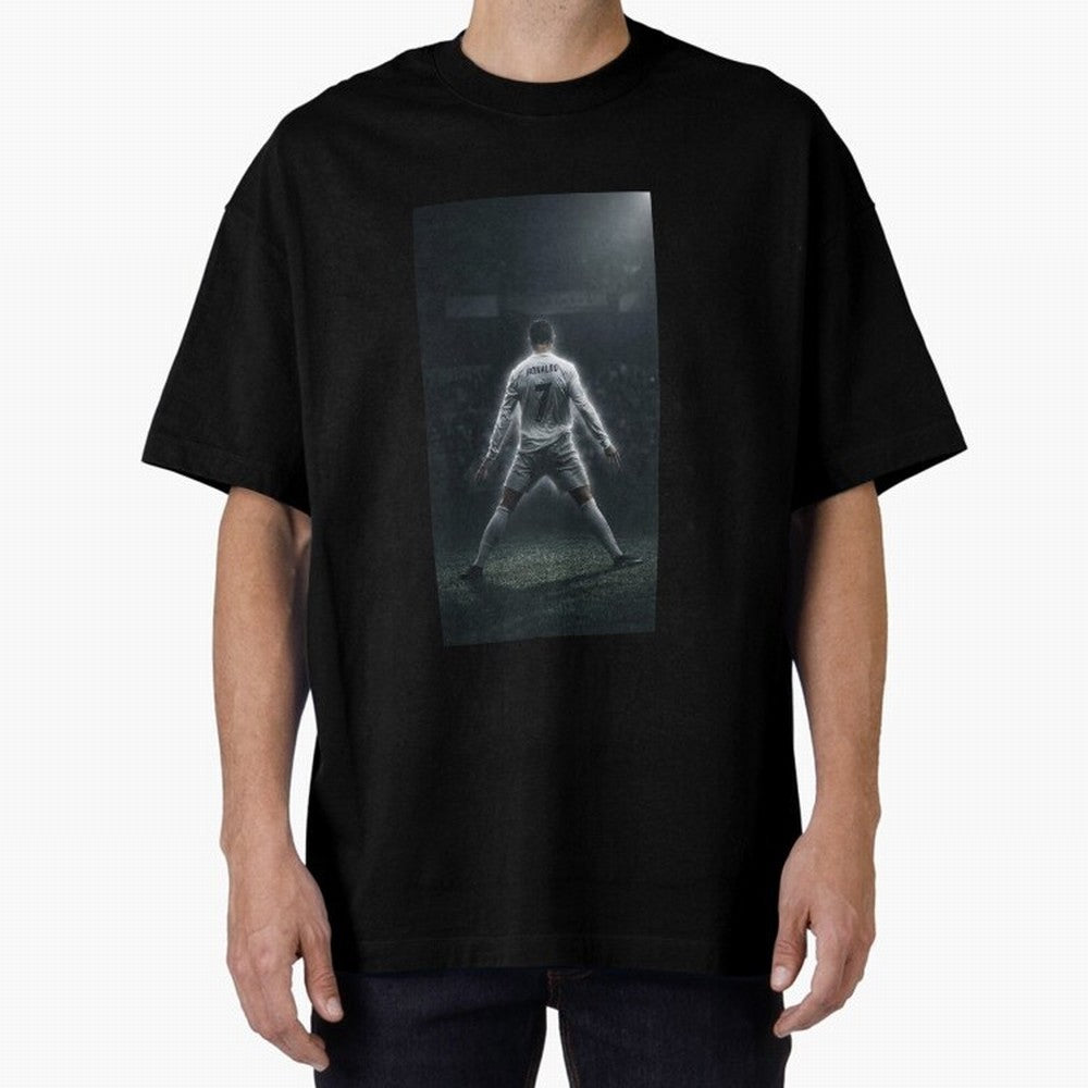 Cristiano Ronaldo Oversized T-Shirt Celebrate National Team Dreams in FIFA World Cup 2026 USA Canada Mexico Spirit, Filled with England, Haaland, Supporter Pride, Iconic Celebrations, Legendary Names and Global Match Day Energy; Built for