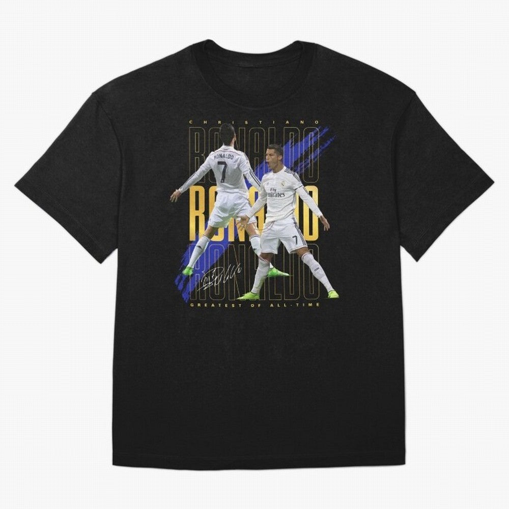 Cristiano Ronaldo Suuiii! Greatest Of All Time Oversized T-Shirt Celebrate the Magic of Global Football Passion for FIFA World Cup 2026, Filled with Messi, CR7 and Mbappe, France and Portugal, Retro Football Energy, Iconic Rivalries, Trophy Chase