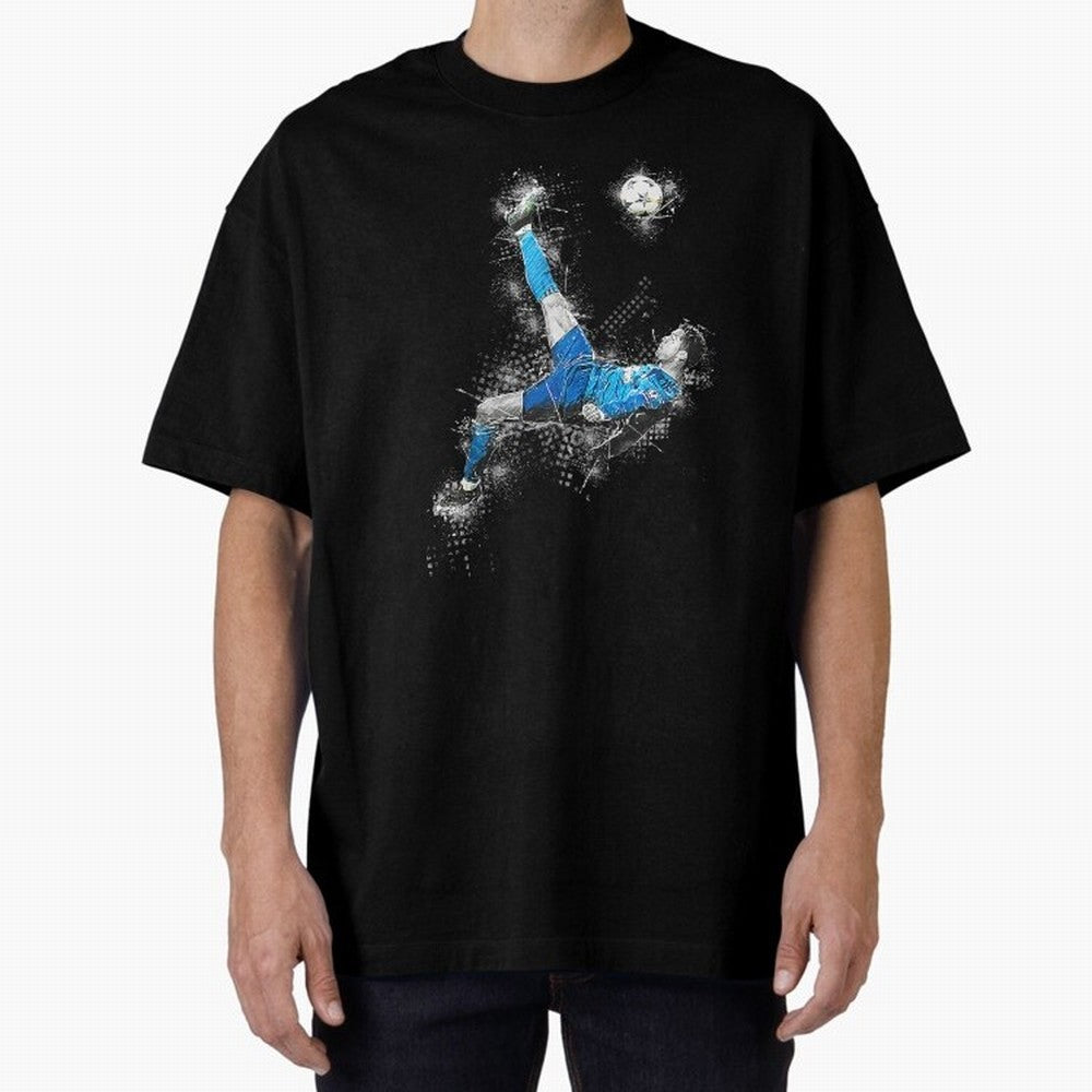 Cristiano Ronaldo Oversized T-Shirt Bring Retro Soccer Energy to FIFA World Cup 2026 Group Stage for Fans of Mbappe and Neymar and Portugal, Spain and Germany, Bringing Soccer Culture, Superstar Moments, National Team Dreams and Competitive Fire;