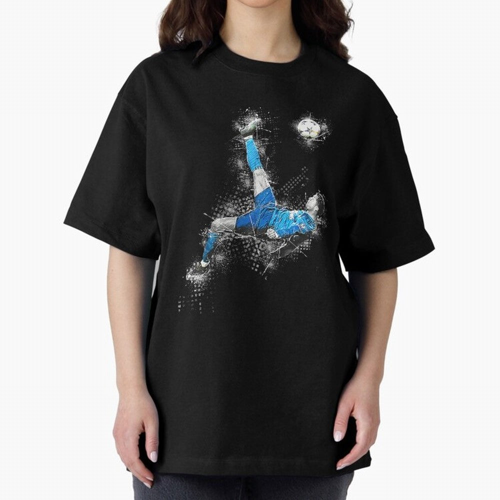 Cristiano Ronaldo Oversized T-Shirt Bring Retro Soccer Energy to FIFA World Cup 2026 Group Stage for Fans of Mbappe and Neymar and Portugal, Spain and Germany, Bringing Soccer Culture, Superstar Moments, National Team Dreams and Competitive Fire;