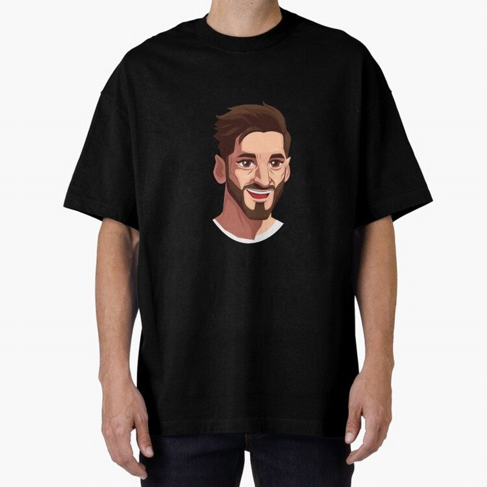 Cristiano Ronaldo Vetor Art Graphics Design Oversized T-Shirt Support Iconic Players in FIFA World Cup 2026 Group Stage for Fans of Neymar, Haaland and Cristiano Ronaldo and Netherlands, Bringing Sports Nostalgia, International Competition, Famous