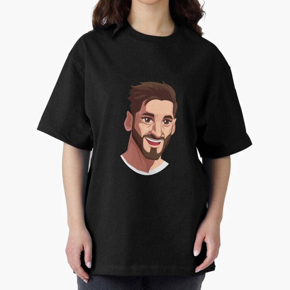Cristiano Ronaldo Vetor Art Graphics Design Oversized T-Shirt Support Iconic Players in FIFA World Cup 2026 Group Stage for Fans of Neymar, Haaland and Cristiano Ronaldo and Netherlands, Bringing Sports Nostalgia, International Competition, Famous