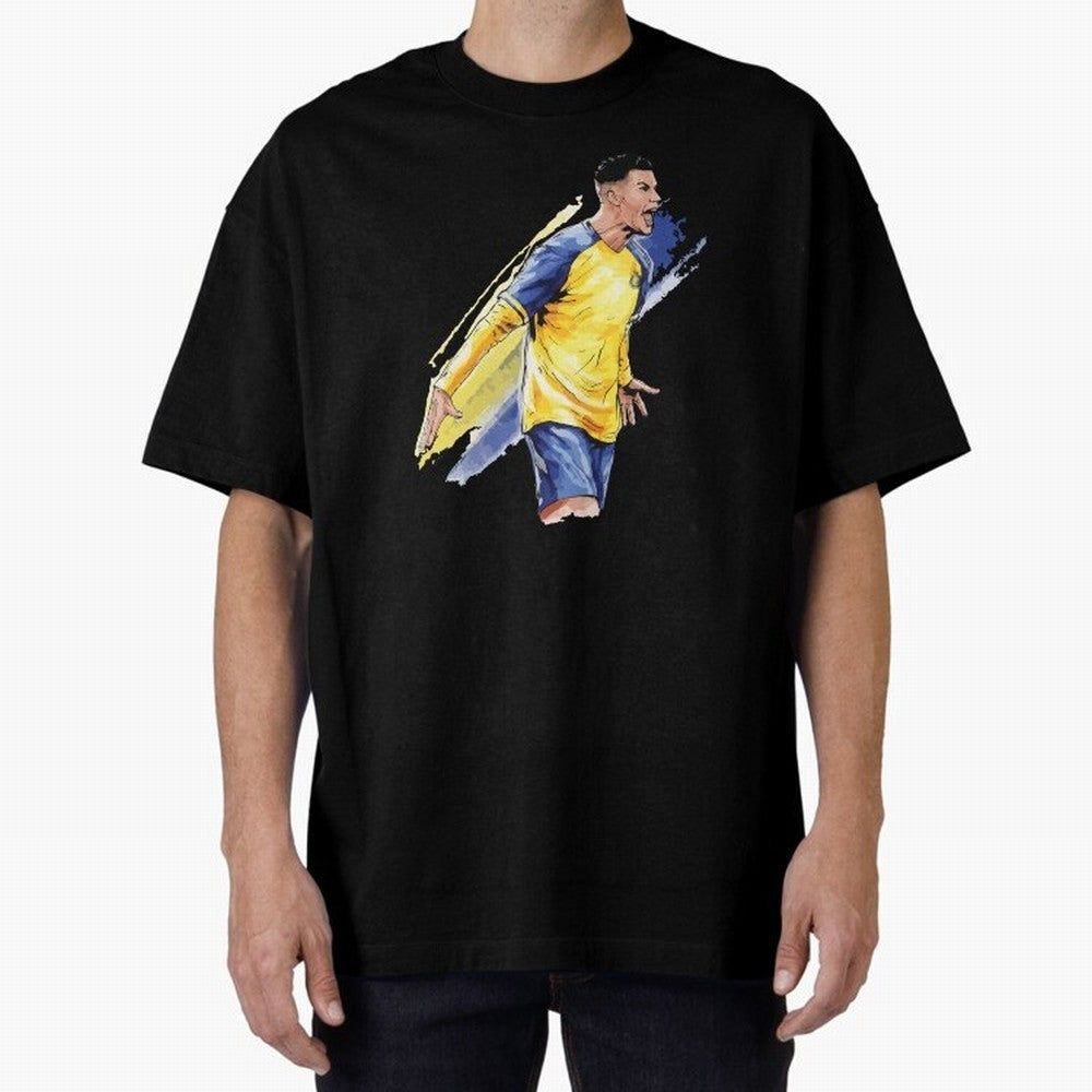 Ronaldo Al-Nassr 2022 Oversized T-Shirt Bring the FIFA World Cup 2026 USA Canada Mexico Journey through Haaland Highlights, Germany Pride, Supporter Pride, Iconic Celebrations, Legendary Names and Global Match Day Energy; Built for Supporters