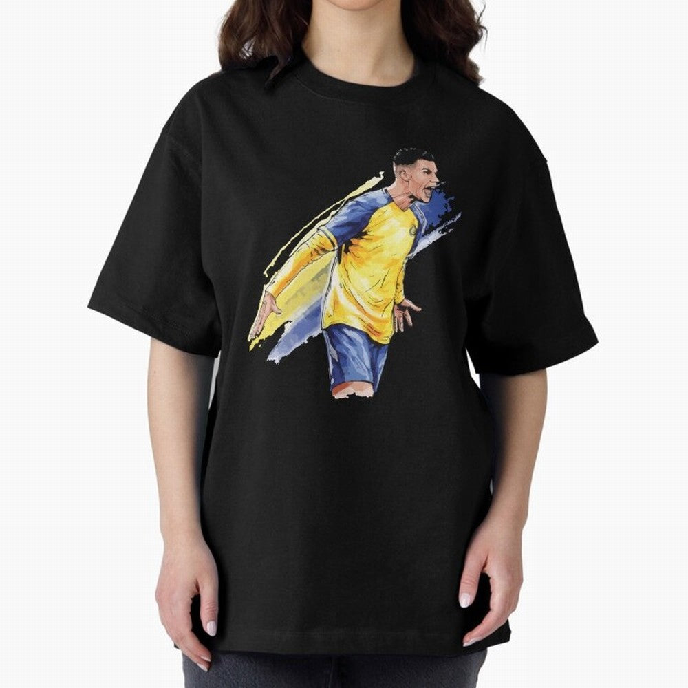 Ronaldo Al-Nassr 2022 Oversized T-Shirt Bring the FIFA World Cup 2026 USA Canada Mexico Journey through Haaland Highlights, Germany Pride, Supporter Pride, Iconic Celebrations, Legendary Names and Global Match Day Energy; Built for Supporters
