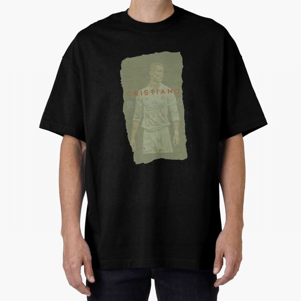 Classic Cristiano Ronaldo Oversized T-Shirt Follow the Road to FIFA World Cup 2026 Group Stage Spirit, Filled with Portugal, Spain and Germany, Mbappe and Neymar, Football History, Final Match Energy, Crowd Noise and Once in a Lifetime Moments;