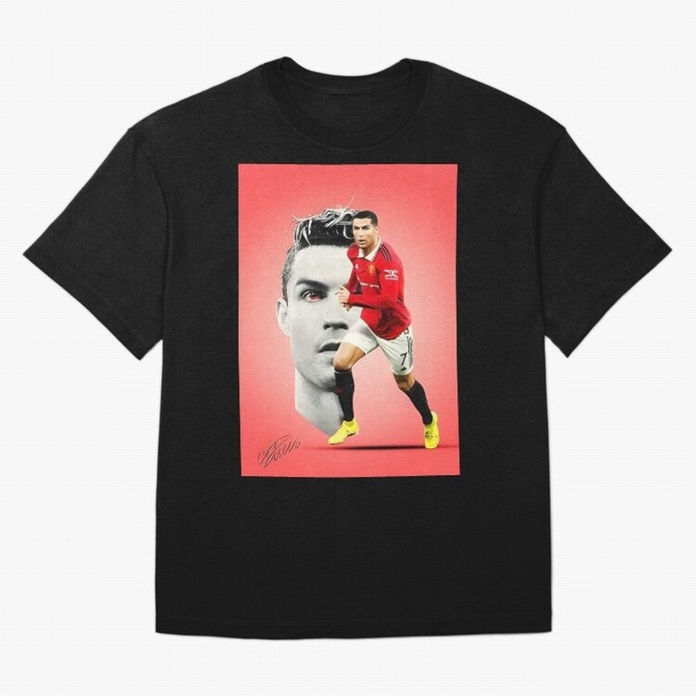Cr7 Oversized T-Shirt Feel the Trophy Chase of FIFA World Cup 2026 for Fans of Neymar, Haaland and Cristiano Ronaldo and Netherlands, Bringing Vintage Soccer Flavor, Modern Football Stars, National Flags and Final Night Emotion; Great for
