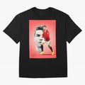 Cr7 Oversized T-Shirt Feel the Trophy Chase of FIFA World Cup 2026 for Fans of Neymar, Haaland and Cristiano Ronaldo and Netherlands, Bringing Vintage Soccer Flavor, Modern Football Stars, National Flags and Final Night Emotion; Great for