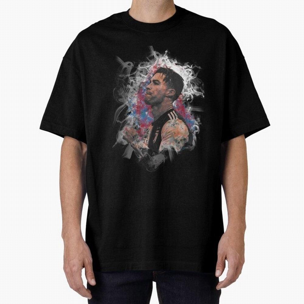 Cristiano Ronaldo pop art painting of ronaldo Oversized T-Shirt Represent FIFA World Cup 2026 Celebrating Mbappe, Brazil Energy, Classic Soccer Heritage, Championship Pressure, Fan Loyalty and International Pride; Perfect for Supporters Who Want