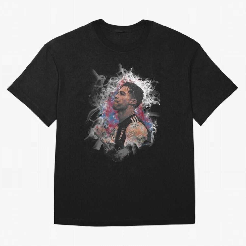 Cristiano Ronaldo pop art painting of ronaldo Oversized T-Shirt Represent FIFA World Cup 2026 Celebrating Mbappe, Brazil Energy, Classic Soccer Heritage, Championship Pressure, Fan Loyalty and International Pride; Perfect for Supporters Who Want