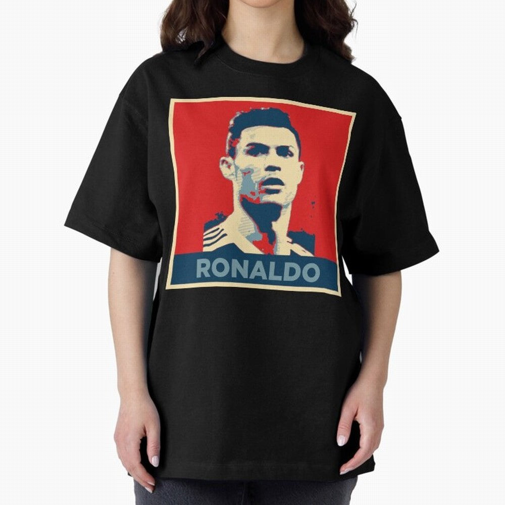 Cristiano Ronaldo Obama Style Oversized T-Shirt Represent the Passion of FIFA World Cup 2026 Group Stage Built around CR7 and Messi, Netherlands Energy, Football History, Final Match Energy, Crowd Noise and Once in a Lifetime Moments; Perfect for