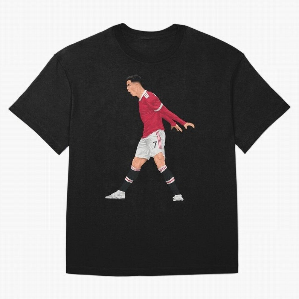 Cristiano Ronaldo Celebration Oversized T-Shirt Treasure Global Football Passion for FIFA World Cup 2026 Group Stage, Featuring Mbappe and Neymar, Portugal, Supporter Pride, Iconic Celebrations, Legendary Names and Global Match Day Energy; Great