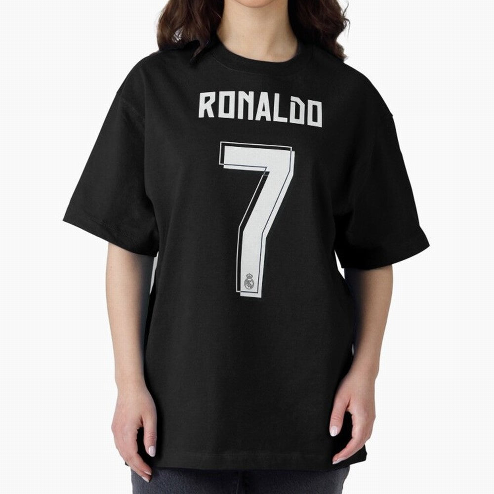 CR7, Cristiano Ronaldo, Cristiano, Ronaldo, oro, portugal, 7, number, dorsal Oversized T-Shirt Relive the Noise and Pride of Global Football Passion for FIFA World Cup 2026, Featuring Cristiano Ronaldo, Portugal, Vintage Soccer Flavor, Modern