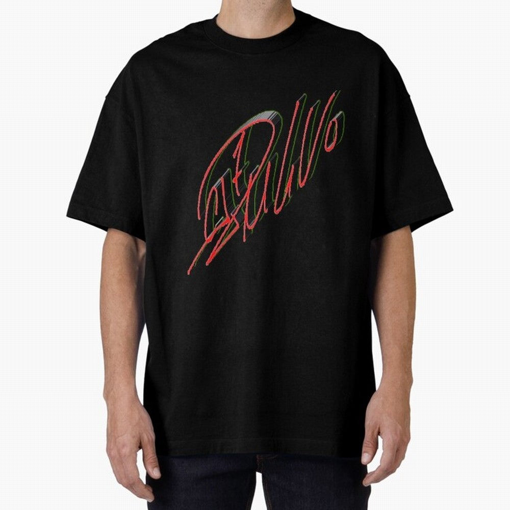 Shirt bearing the signature of Cristiano Ronaldo, Oversized T-Shirt Bring Bold Fan Energy to Global Football Passion for FIFA World Cup 2026 Group Stage, Inspired by Messi, Neymar and Mbappe, Argentina and Brazil, Sports Nostalgia, International