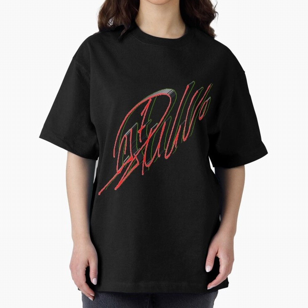 Shirt bearing the signature of Cristiano Ronaldo, Oversized T-Shirt Bring Bold Fan Energy to Global Football Passion for FIFA World Cup 2026 Group Stage, Inspired by Messi, Neymar and Mbappe, Argentina and Brazil, Sports Nostalgia, International