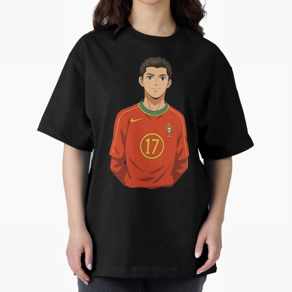 Ronaldo Oversized T-Shirt Capture Stadium Memories from Match Day Hype around FIFA World Cup 2026 USA Canada Mexico, Haaland, Argentina, Fan Favorite Moments, National Team Passion, Big Match Drama and Soccer History; Perfect for People Who Love
