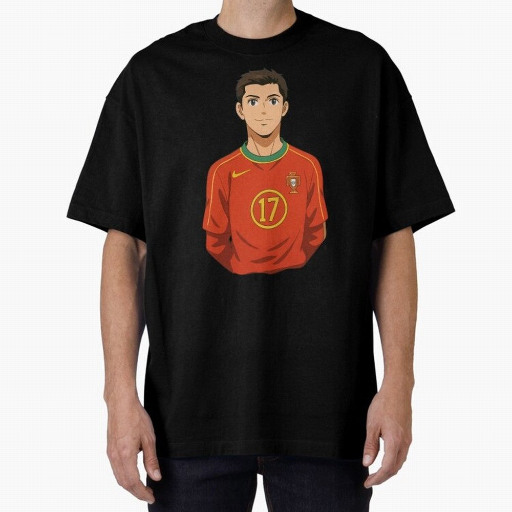 Ronaldo Oversized T-Shirt Capture Stadium Memories from Match Day Hype around FIFA World Cup 2026 USA Canada Mexico, Haaland, Argentina, Fan Favorite Moments, National Team Passion, Big Match Drama and Soccer History; Perfect for People Who Love