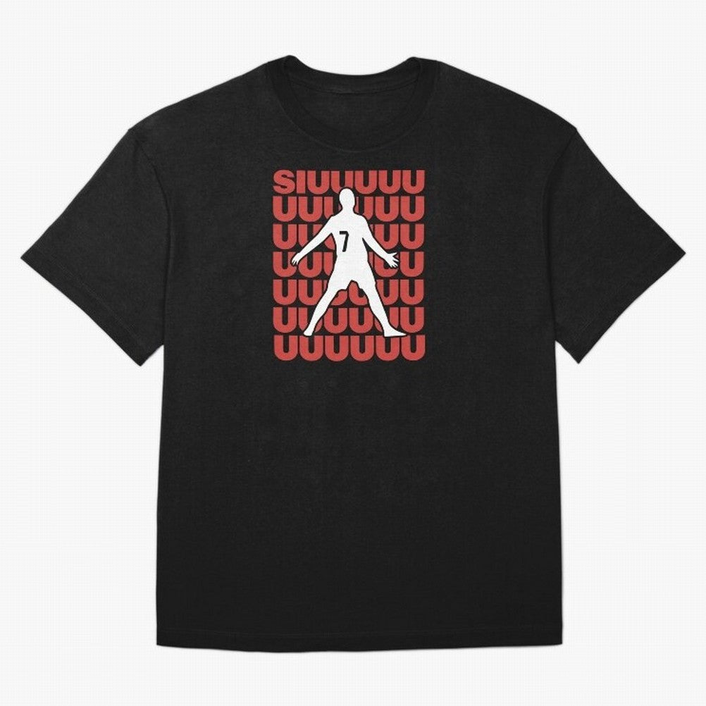 SIUUUUUU! Ronaldo Oversized T-Shirt Feel International Energy from Global Football Passion for FIFA World Cup 2026, Connected to CR7, Argentina, France and Brazil, Classic Soccer Heritage, Championship Pressure, Fan Loyalty and International Pride;