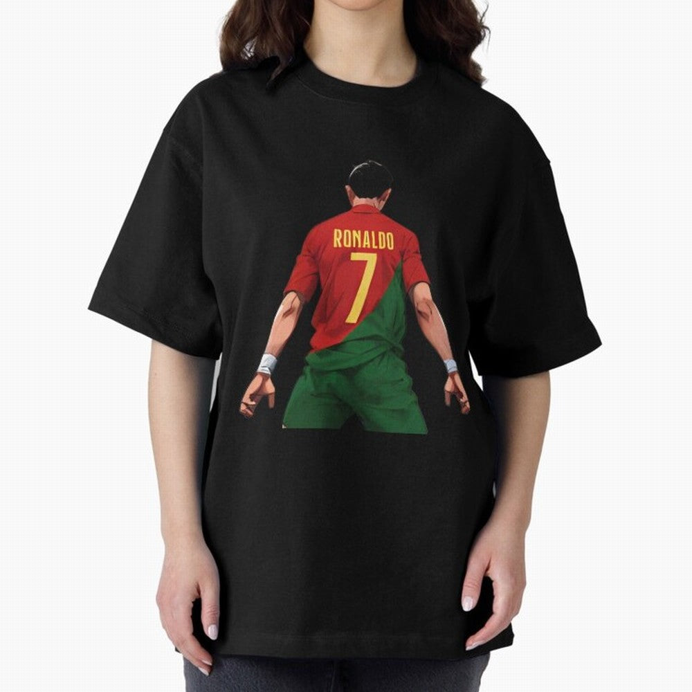 Cristiano Ronaldo Oversized T-Shirt Cheer through Every Moment of Global Football Passion for FIFA World Cup 2026 Group Stage, Built around Messi, Brazil, Portugal and Argentina, Goal Celebration Energy, Supporter Heritage, Football Icons and