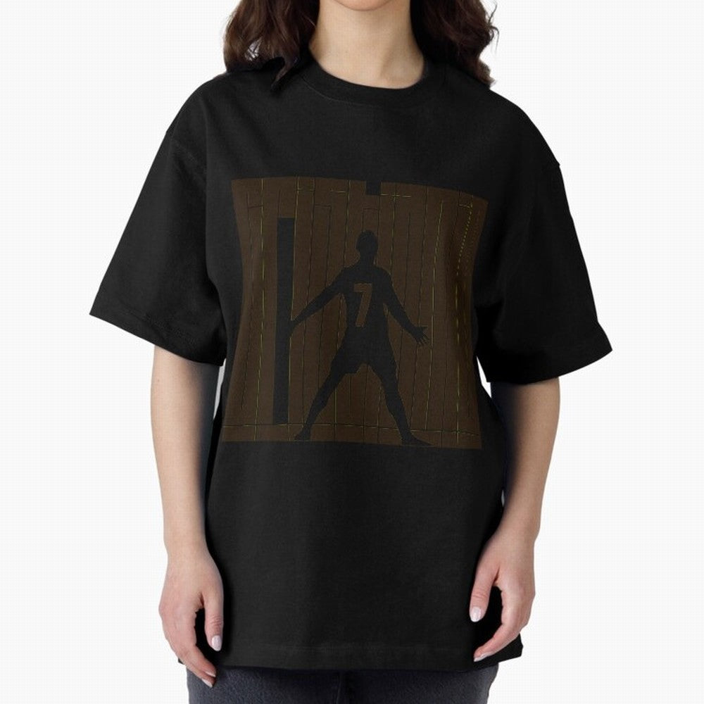 CR7 Ronaldo Oversized T-Shirt Build FIFA World Cup 2026 Spirit, Connected to Argentina and Brazil, Neymar, Haaland and Cristiano Ronaldo, Retro Football Energy, Iconic Rivalries, Trophy Chase Drama and Stadium Atmosphere; Perfect for Supporters Who