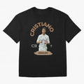 Essential Cristiano Ronaldo Siuuu Oversized T-Shirt Celebrate Soccer Greatness during FIFA World Cup 2026 for Fans of Haaland and Netherlands, Bringing Football Festival Excitement, Trophy Ambitions, Country Rivalries and Star Player Buzz; Great
