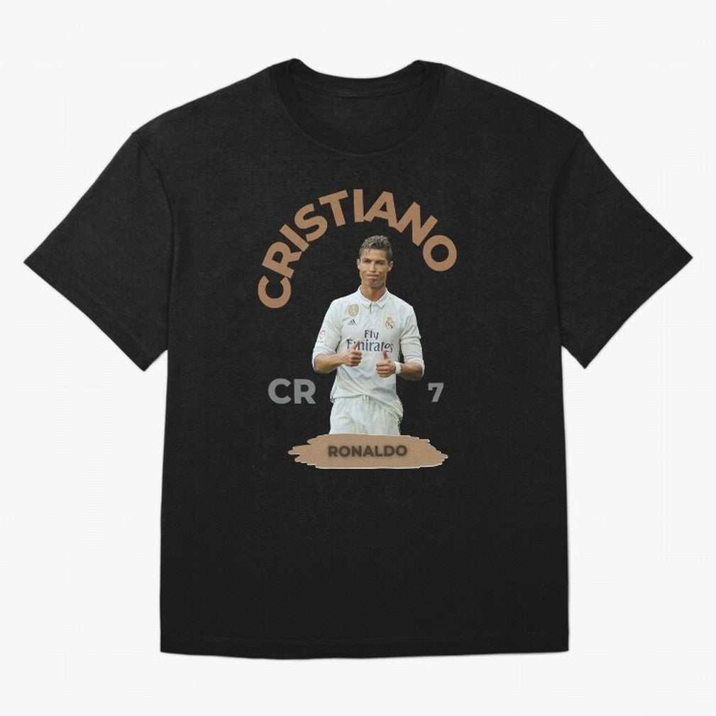 Essential Cristiano Ronaldo Siuuu Oversized T-Shirt Celebrate Soccer Greatness during FIFA World Cup 2026 for Fans of Haaland and Netherlands, Bringing Football Festival Excitement, Trophy Ambitions, Country Rivalries and Star Player Buzz; Great