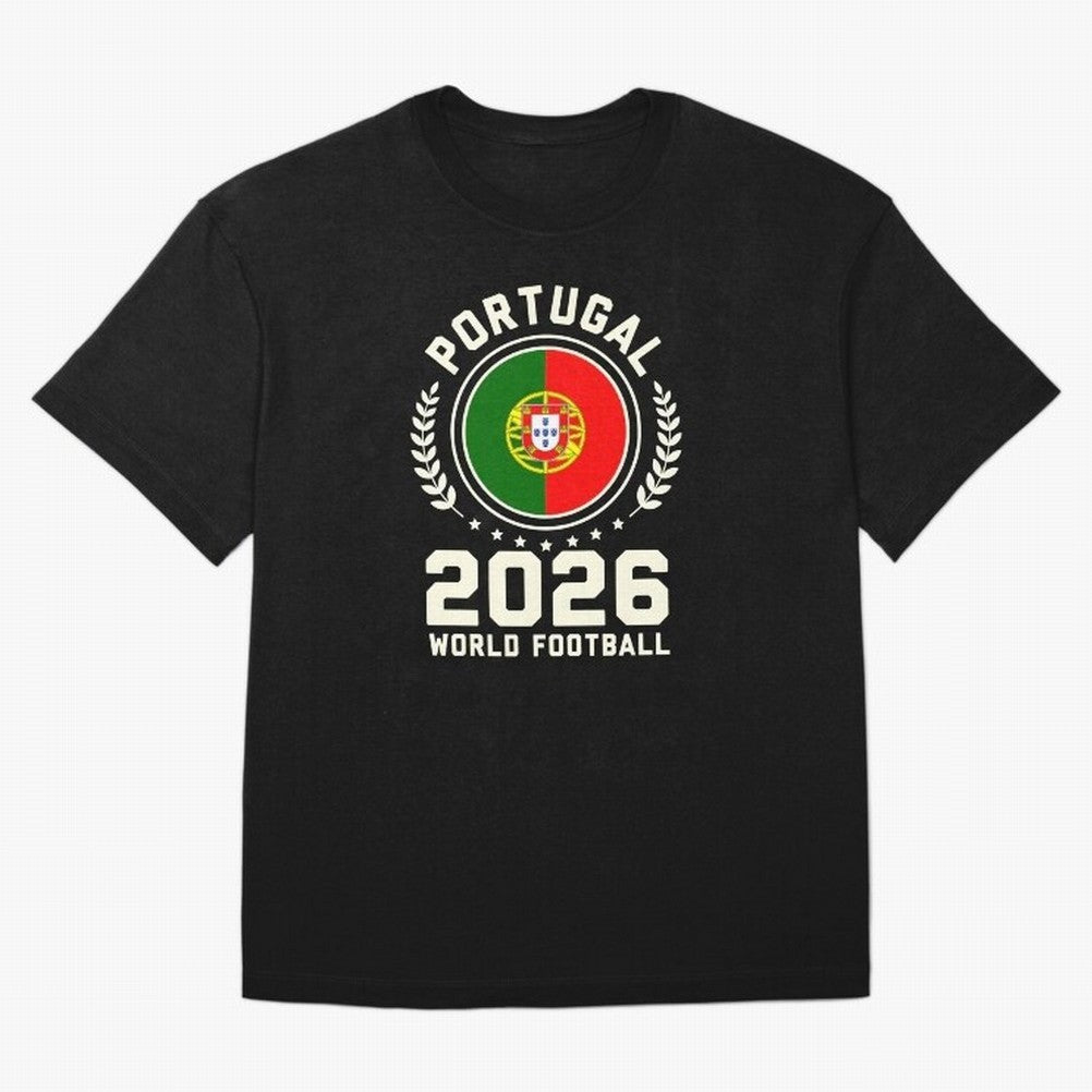 Portugal 2026 World Football Oversized T-Shirt Turn Football Passion into Global Football Passion for FIFA World Cup 2026 USA Canada Mexico, with Neymar, England and Germany, Tournament Hype, Historic Matchups, Family Viewing Parties and Global