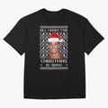 Cristiano Ronaldo Siuuu Christmas Oversized T-Shirt Support Iconic Players in FIFA World Cup 2026 Group Stage for Fans of Cristiano Ronaldo, Haaland and CR7 and Spain, Bringing Fan Favorite Moments, National Team Passion, Big Match Drama and Soccer
