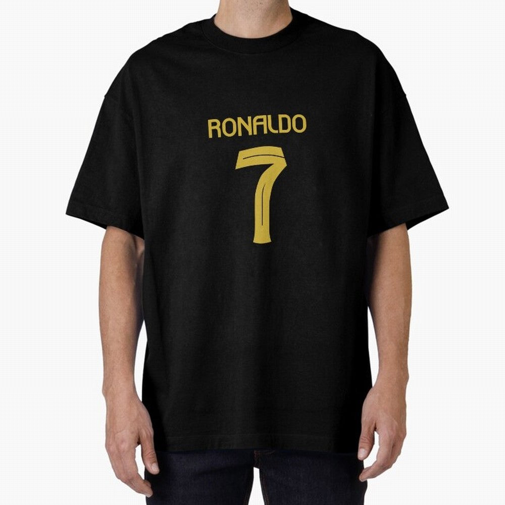 Cristiano Ronaldo 2024 Oversized T-Shirt Represent the FIFA World Cup 2026 Group Stage Journey through Mbappe Highlights, Spain Pride, Retro Football Energy, Iconic Rivalries, Trophy Chase Drama and Stadium Atmosphere; Ideal for Football Dads,