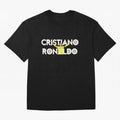 Cristiano Ronaldo Oversized T-Shirt Bring a Vintage Feel to FIFA World Cup 2026 Group Stage Spirit, Filled with Argentina and Brazil, CR7, Championship Spirit, Famous Goals, Roaring Crowds and International Football Unity; Perfect for Fans,