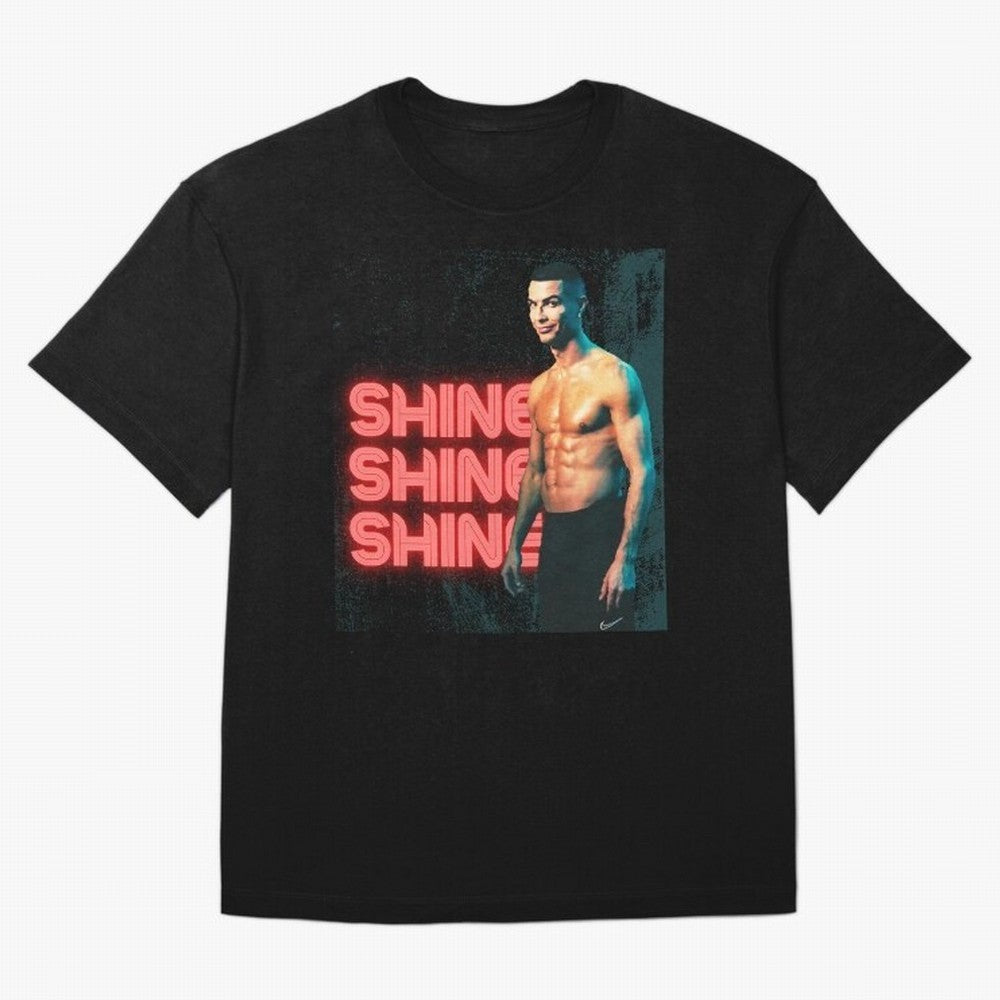 Cristiano Ronaldo Shine Oversized T-Shirt Turn Every Weekend Toward FIFA World Cup 2026 USA Canada Mexico Connected to Haaland and Mbappe, Brazil, Portugal and Argentina Energy, Sports Nostalgia, International Competition, Famous Players and