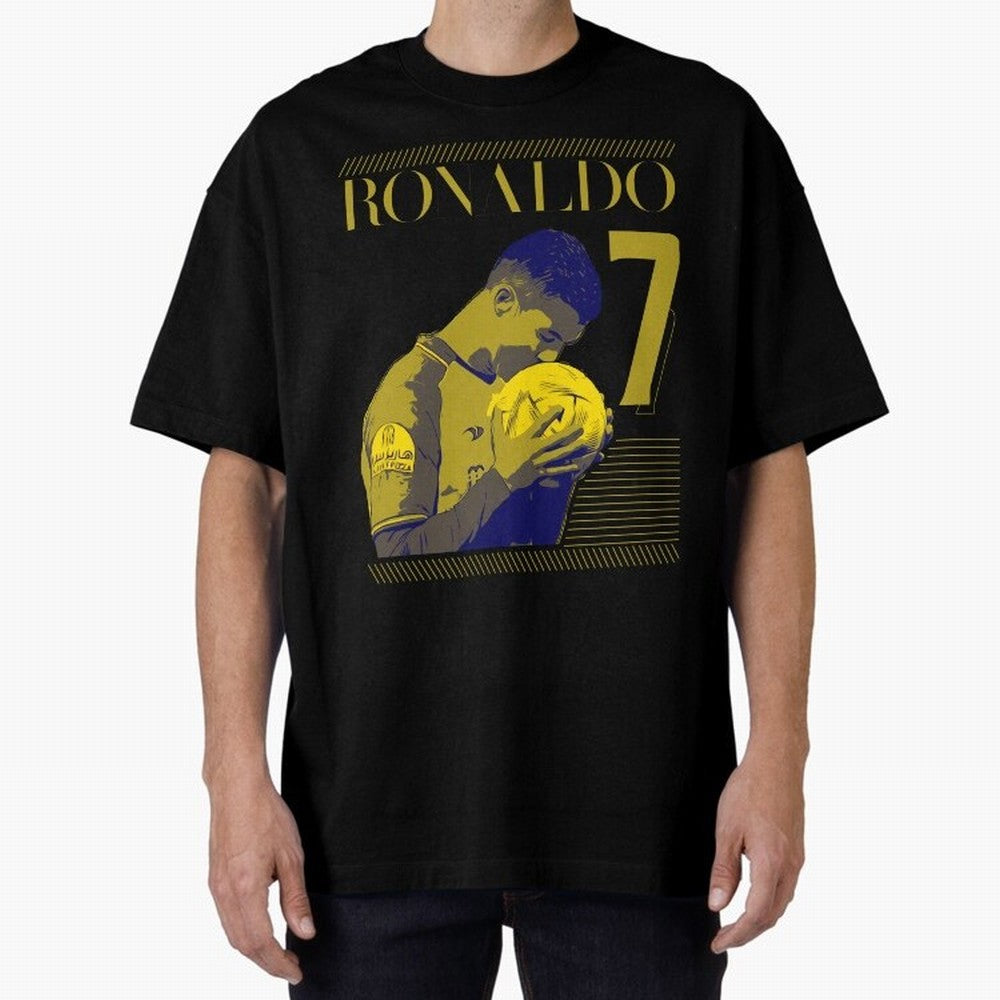 Cristiano Ronaldo Its Yellow Oversized T-Shirt Bring Stadium Energy to the FIFA World Cup 2026 Group Stage Journey through Cristiano Ronaldo, Haaland and CR7 Highlights, Portugal, Spain and Germany Pride, Supporter Pride, Iconic Celebrations,