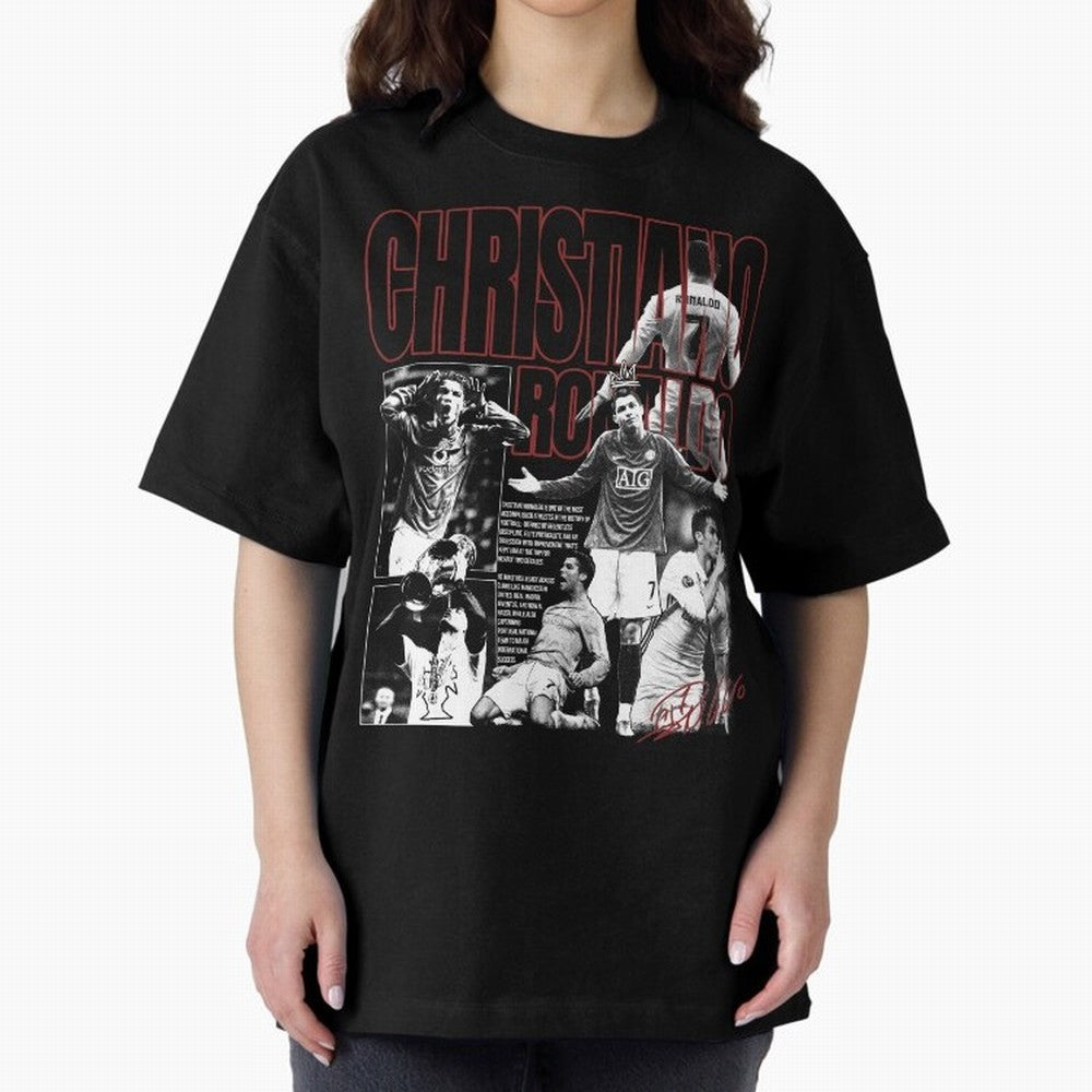 Cristiano Ronaldo Vintage Graphic Oversized T-Shirt Support the Legends of FIFA World Cup 2026 USA Canada Mexico Spirit, Filled with England, Cristiano Ronaldo, Haaland and CR7, Game Day Rituals, Football Legends, Country Pride and the Road to the
