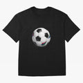 Kick Power Football Design | Classic Soccer Ball Sports Artwork Oversized T-Shirt Join FIFA World Cup 2026 Group Stage Highlighting Messi, Portugal, Spain and Germany Energy, Fan Favorite Moments, National Team Passion, Big Match Drama and Soccer