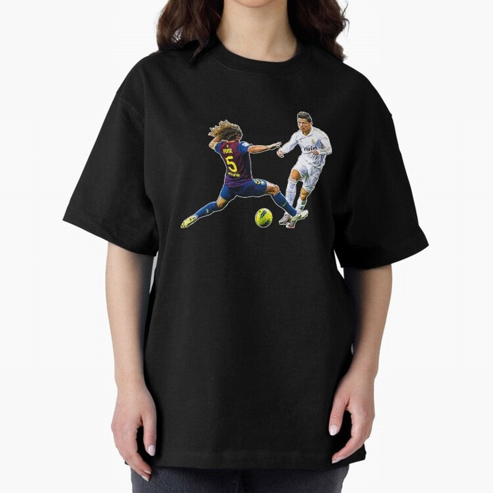 Ronaldo Oversized T-Shirt Celebrate Classic Football Spirit in FIFA World Cup 2026 USA Canada Mexico for Fans of Haaland and England, Bringing Football Festival Excitement, Trophy Ambitions, Country Rivalries and Star Player Buzz; Great for Watch