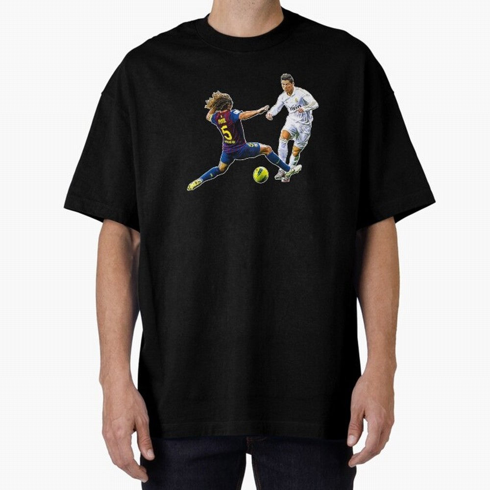 Ronaldo Oversized T-Shirt Celebrate Classic Football Spirit in FIFA World Cup 2026 USA Canada Mexico for Fans of Haaland and England, Bringing Football Festival Excitement, Trophy Ambitions, Country Rivalries and Star Player Buzz; Great for Watch