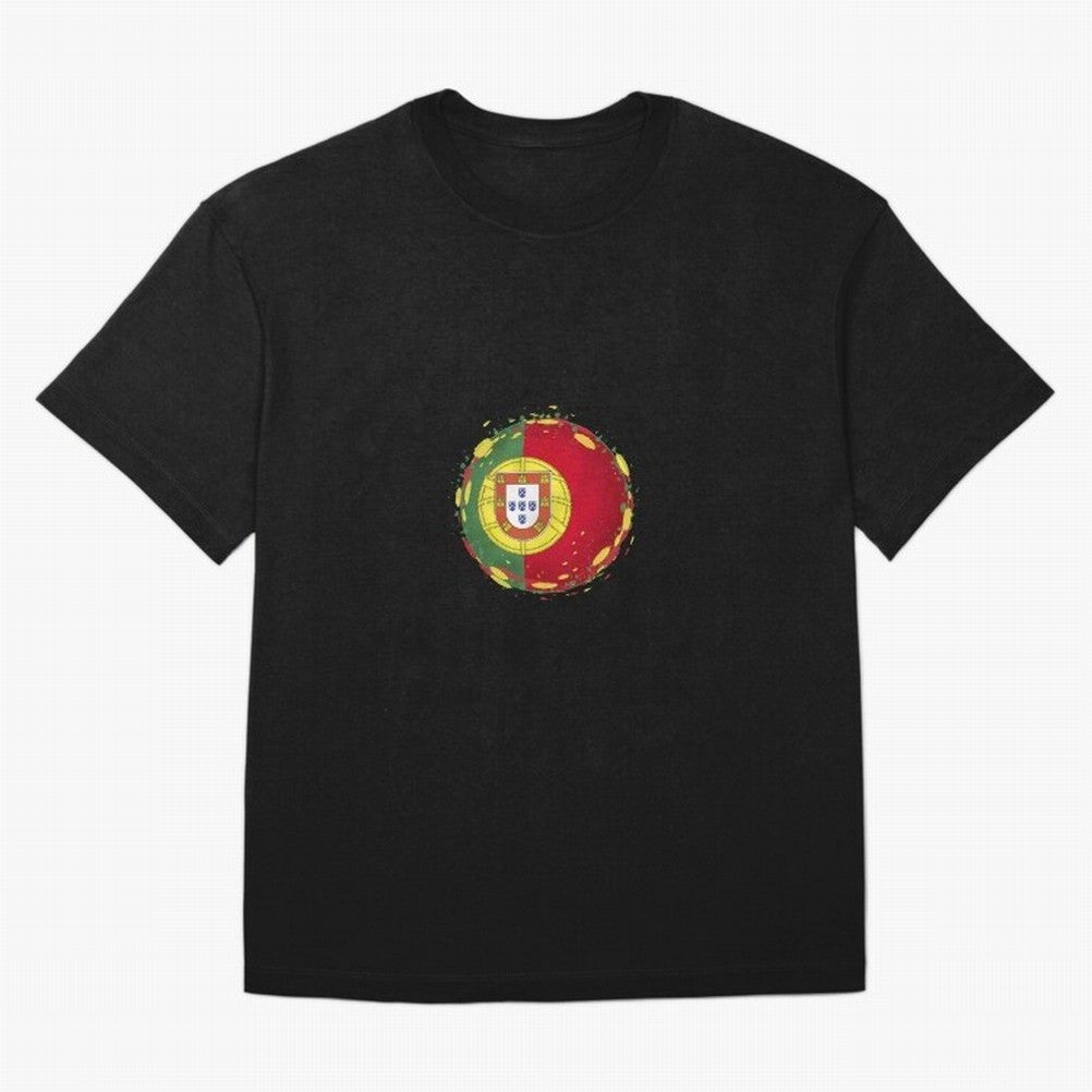 Portugal Oversized T-Shirt Turn Up for the FIFA World Cup 2026 Group Stage Journey through CR7 and Messi Highlights, England and Germany Pride, Goal Celebration Energy, Supporter Heritage, Football Icons and Worldwide Tournament Joy; Great for