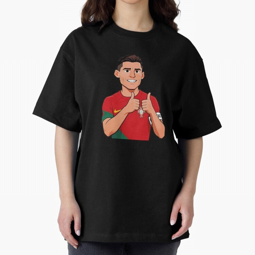 World CUP Cristiano Oversized T-Shirt Bring Champion Energy into the FIFA World Cup 2026 Journey through Messi Highlights, England, France and Netherlands Pride, Fan Favorite Moments, National Team Passion, Big Match Drama and Soccer History; Ideal