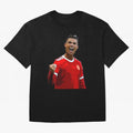 Cristiano Ronaldo Oversized T-Shirt Carry FIFA World Cup 2026 USA Canada Mexico for Fans of Messi and Cristiano Ronaldo and England, France and Netherlands, Bringing Global Supporter Spirit, Legendary Goals, National Colors and Tournament