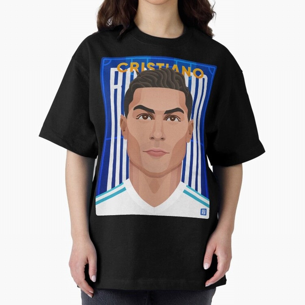 Cristiano Ronaldo (RM) | The Commander Oversized T-Shirt Make the Season About the FIFA World Cup 2026 Group Stage Journey through Haaland and Mbappe Highlights, France Pride, Stadium Chants, National Pride, Trophy Dreams and Unforgettable Football