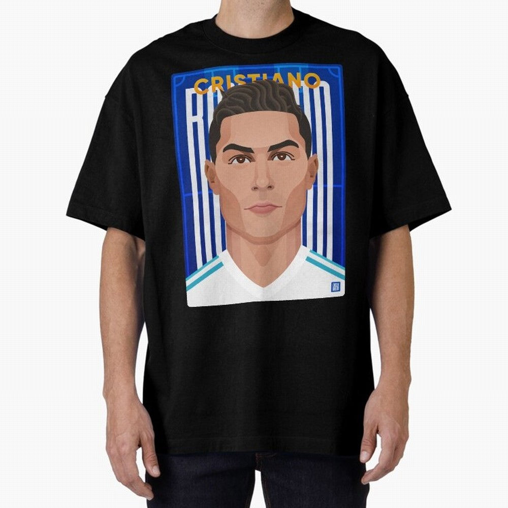 Cristiano Ronaldo (RM) | The Commander Oversized T-Shirt Make the Season About the FIFA World Cup 2026 Group Stage Journey through Haaland and Mbappe Highlights, France Pride, Stadium Chants, National Pride, Trophy Dreams and Unforgettable Football