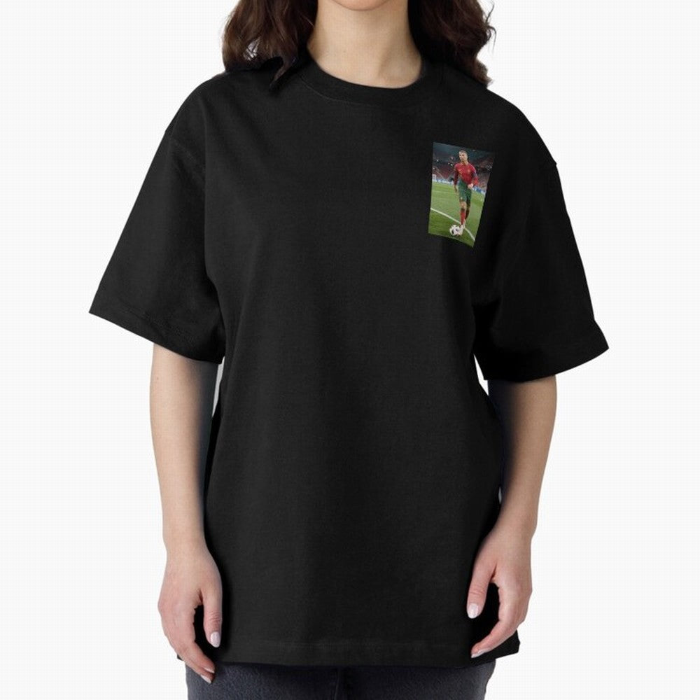 CR7 Oversized T-Shirt Carry FIFA World Cup 2026 Connected to Mbappe and Neymar, Portugal, Spain and Germany Energy, Sports Nostalgia, International Competition, Famous Players and Unforgettable Victories; Perfect for People Who Love Argentina,