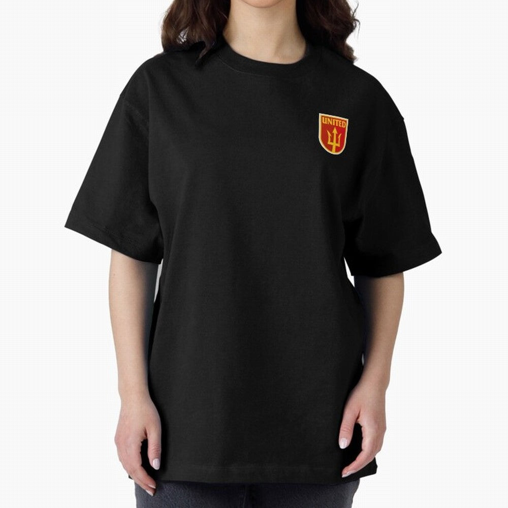 Manchester United Classic Shield Oversized T-Shirt Bring Home FIFA World Cup 2026 USA Canada Mexico for Fans of Neymar, Haaland and Cristiano Ronaldo and France, Bringing Worldwide Fan Energy, Dramatic Goals, Stadium Lights and Championship
