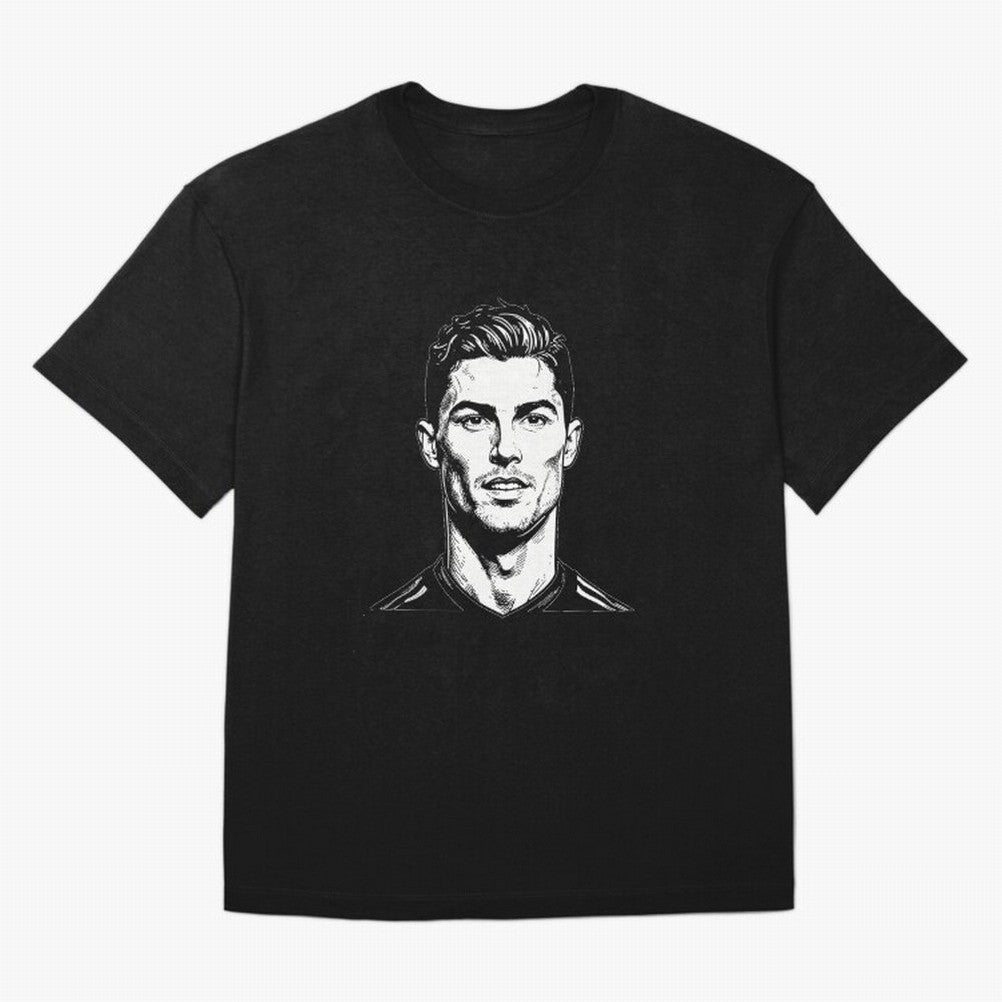 Cristiano Ronaldo Oversized T-Shirt Celebrate the FIFA World Cup 2026 Group Stage Journey through CR7 Highlights, Portugal, Spain and Germany Pride, Match Day Excitement, Supporter Culture, Golden Goals and Global Football Passion; Made for Die