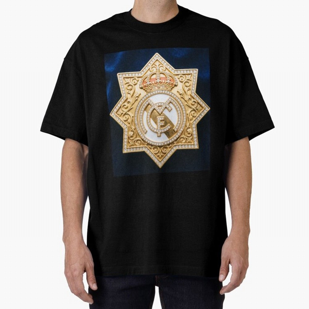 Escudo del Realma Oversized T-Shirt Back Your Heroes with Global Football Passion for FIFA World Cup 2026, Built around Mbappe, England, France and Netherlands, Football Festival Excitement, Trophy Ambitions, Country Rivalries and Star Player Buzz;